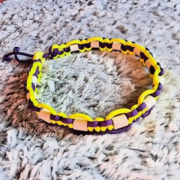 collier céramique EM, antiparasitaire naturel en paracorde pour chien et chat