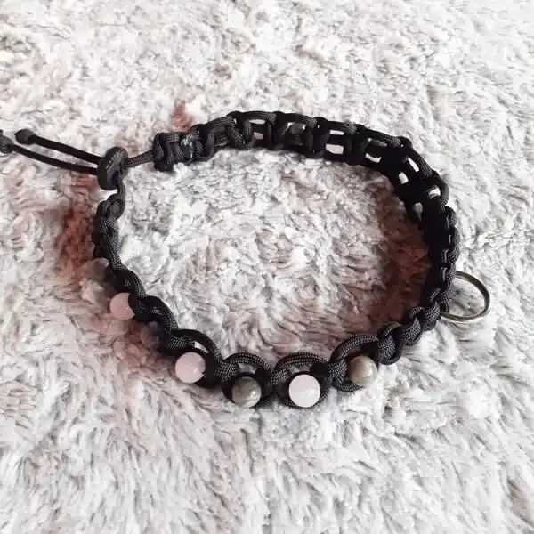 collier lithothérapie chiens et chats force et courage