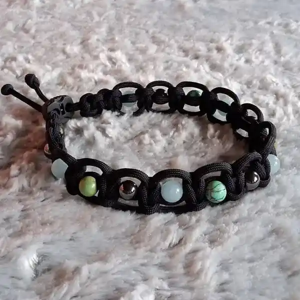 collier lithothérapie chien mal des transports en paracorde