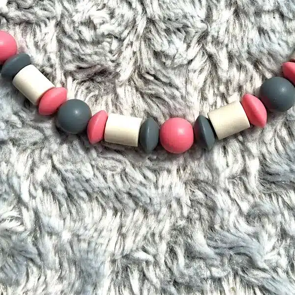 Avec perles silicone